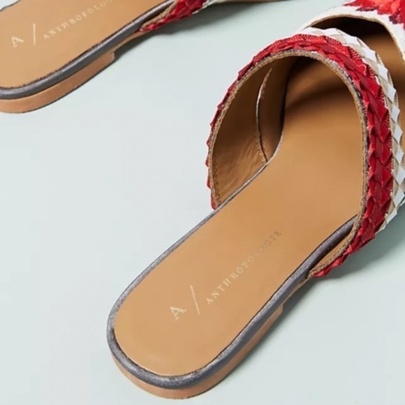 ANTHROPOLOGIE Paz Beaded Slides 37 - Picture 4 of 4